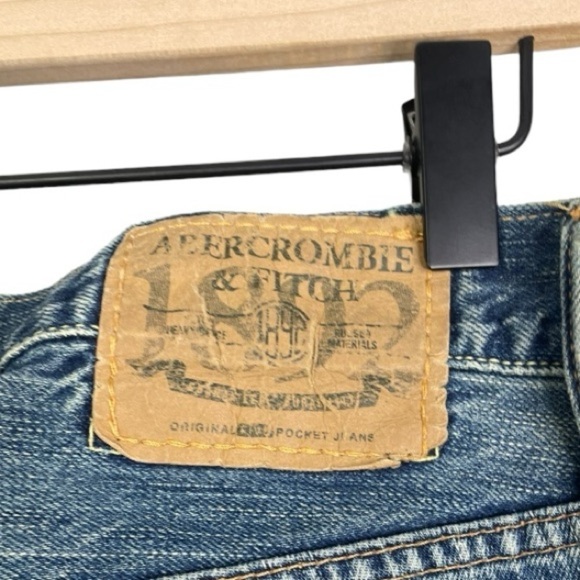 Vintage Abercrombie & Fitch Men’s Original 5 Pocket  Bootcut Button Fly jeans - Picture 4 of 5